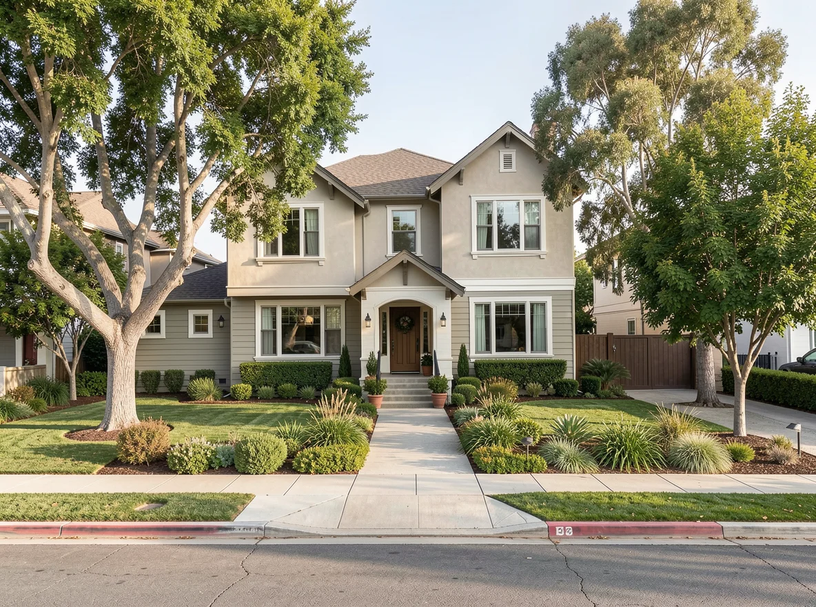 Varied residential architecture in Los Angeles