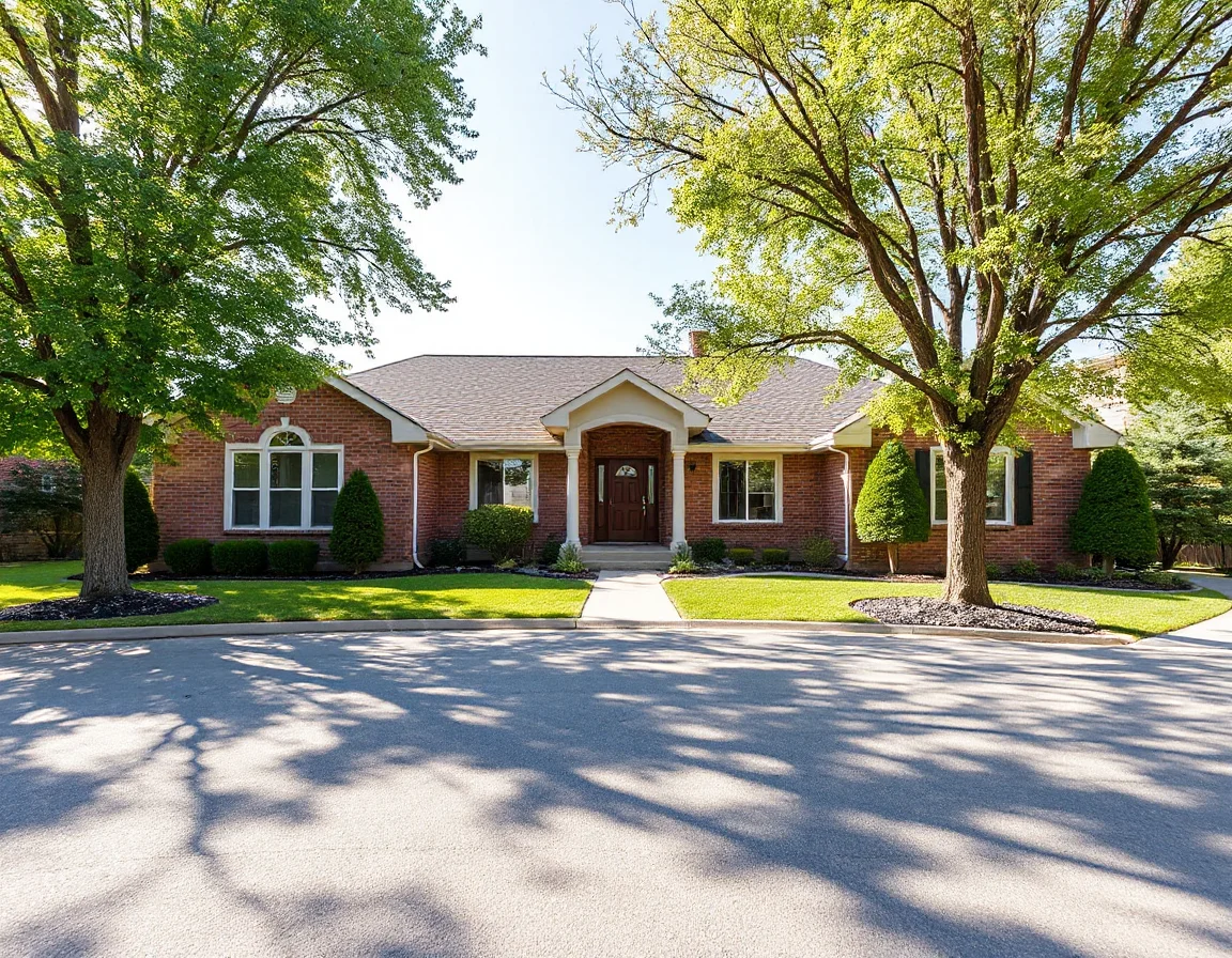 Well-maintained home exterior in Magna