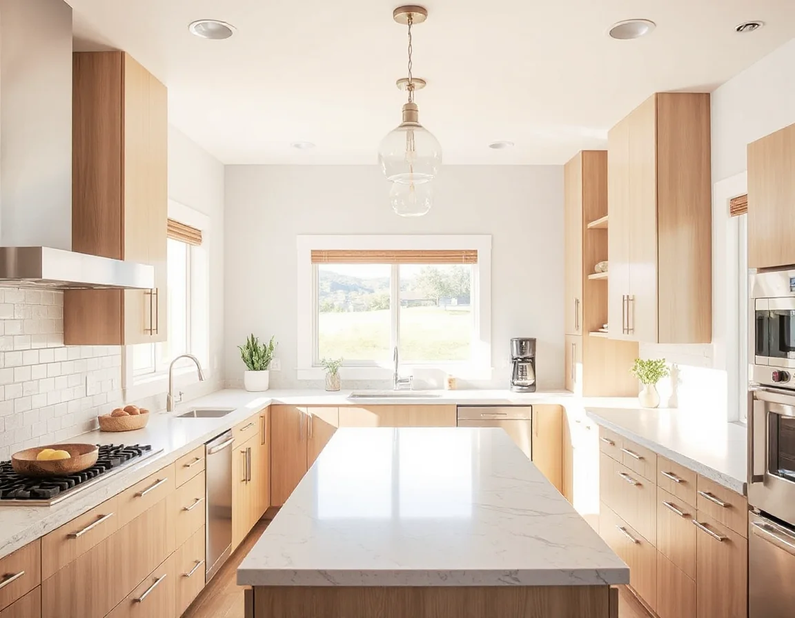 Clean and prepared kitchen for a home listing