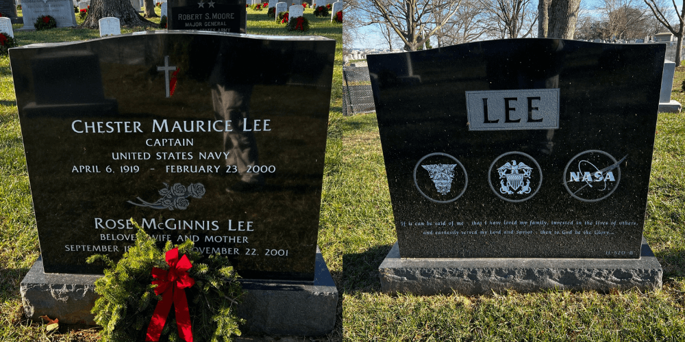 Captain Chester Maurice Lee Rose McGinnis Lee grave site