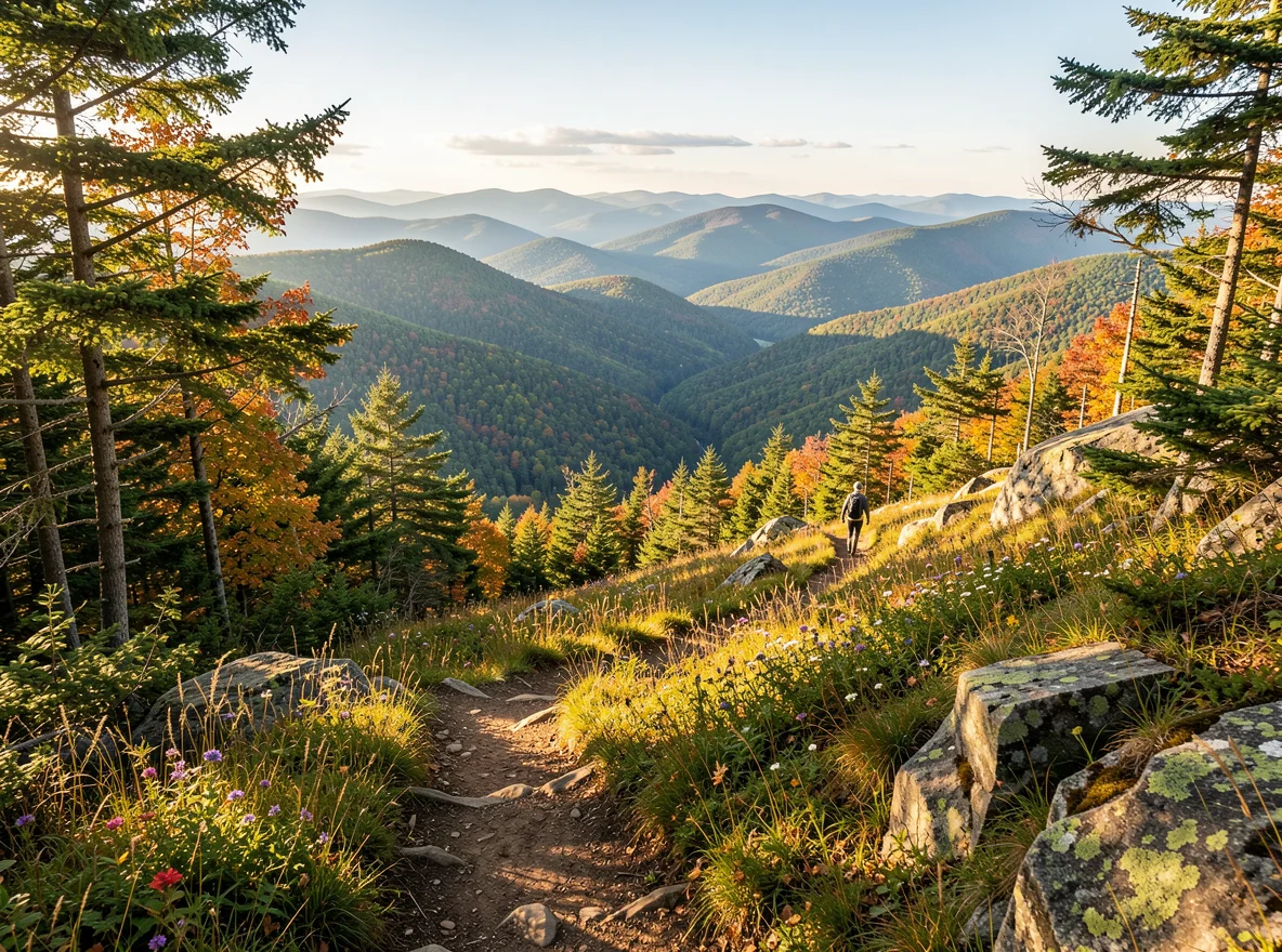 Mountain trail near Wilmington