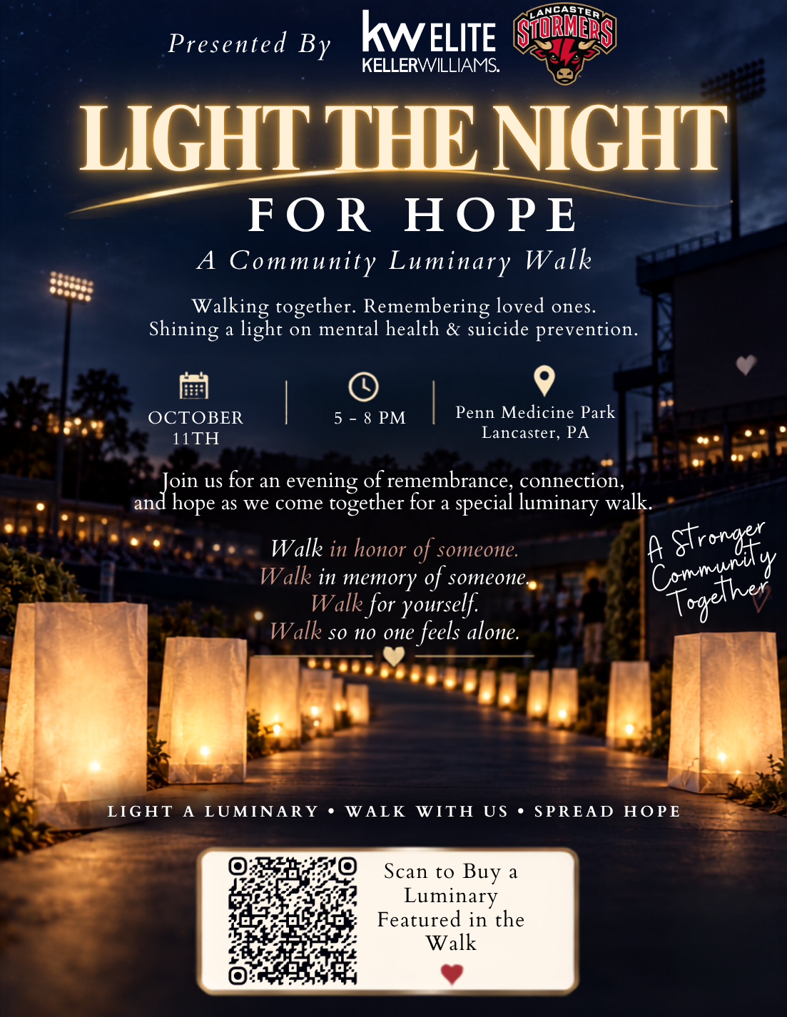 Light the Night for Hope Community Luminary Walk