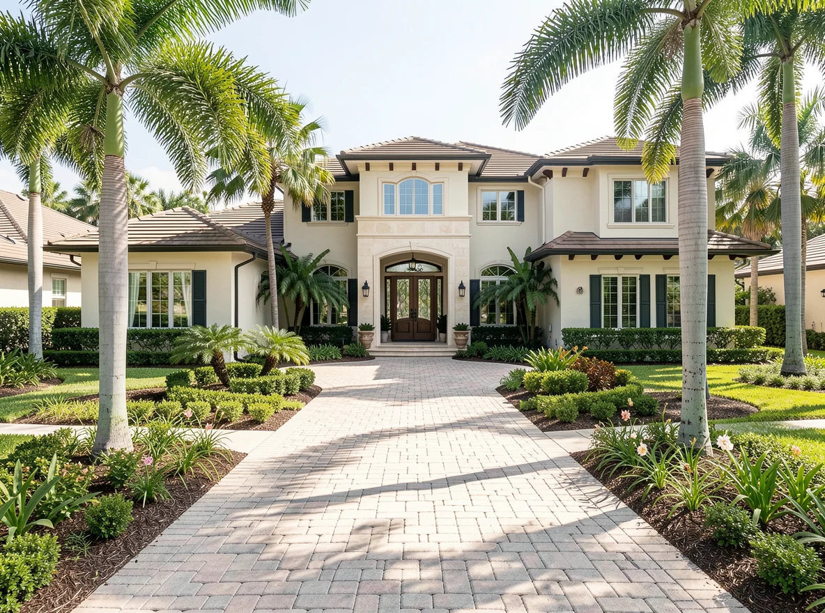 Luxury home exterior in Palm Beach