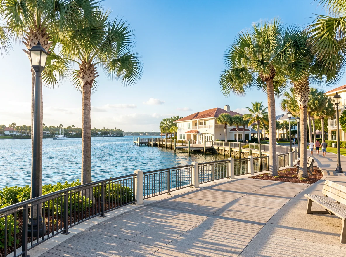 Waterfront view in Delray Beach