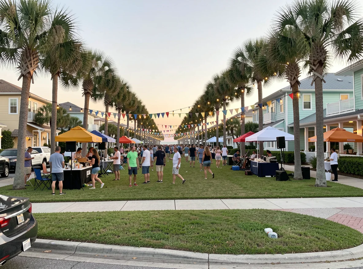 Community scene in Delray Beach