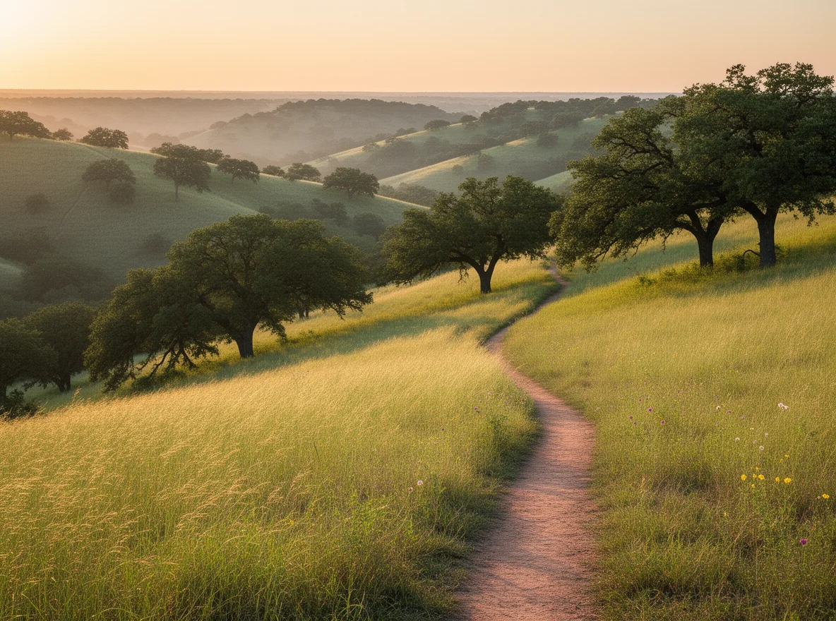 Central Texas hills and native grassland near Temple