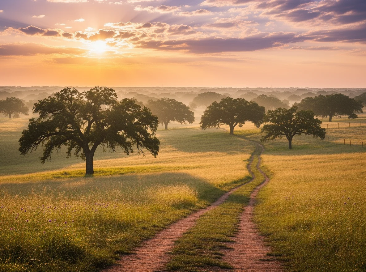 Central Texas landscape near Temple