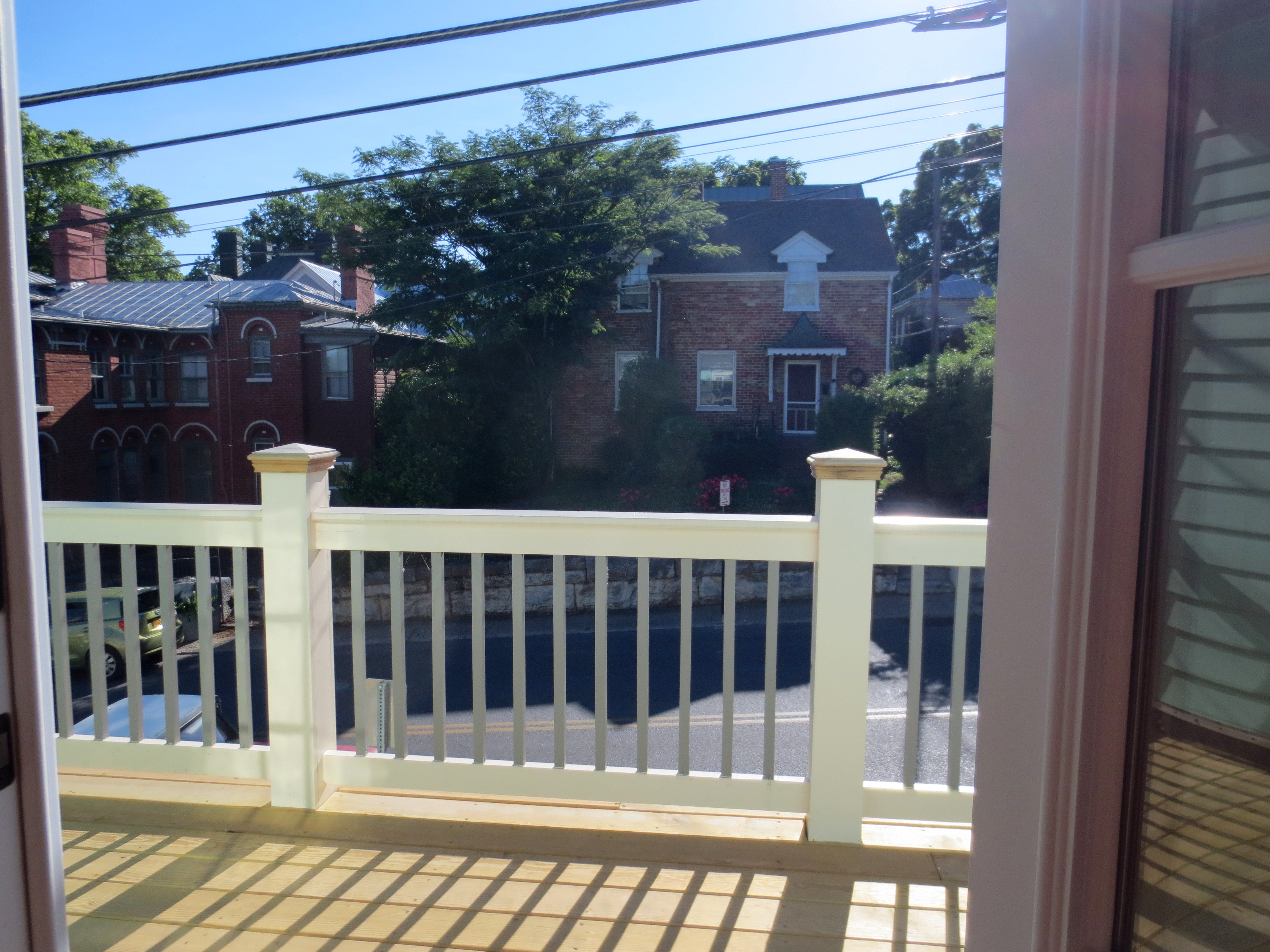 The Landmark restored front balcony