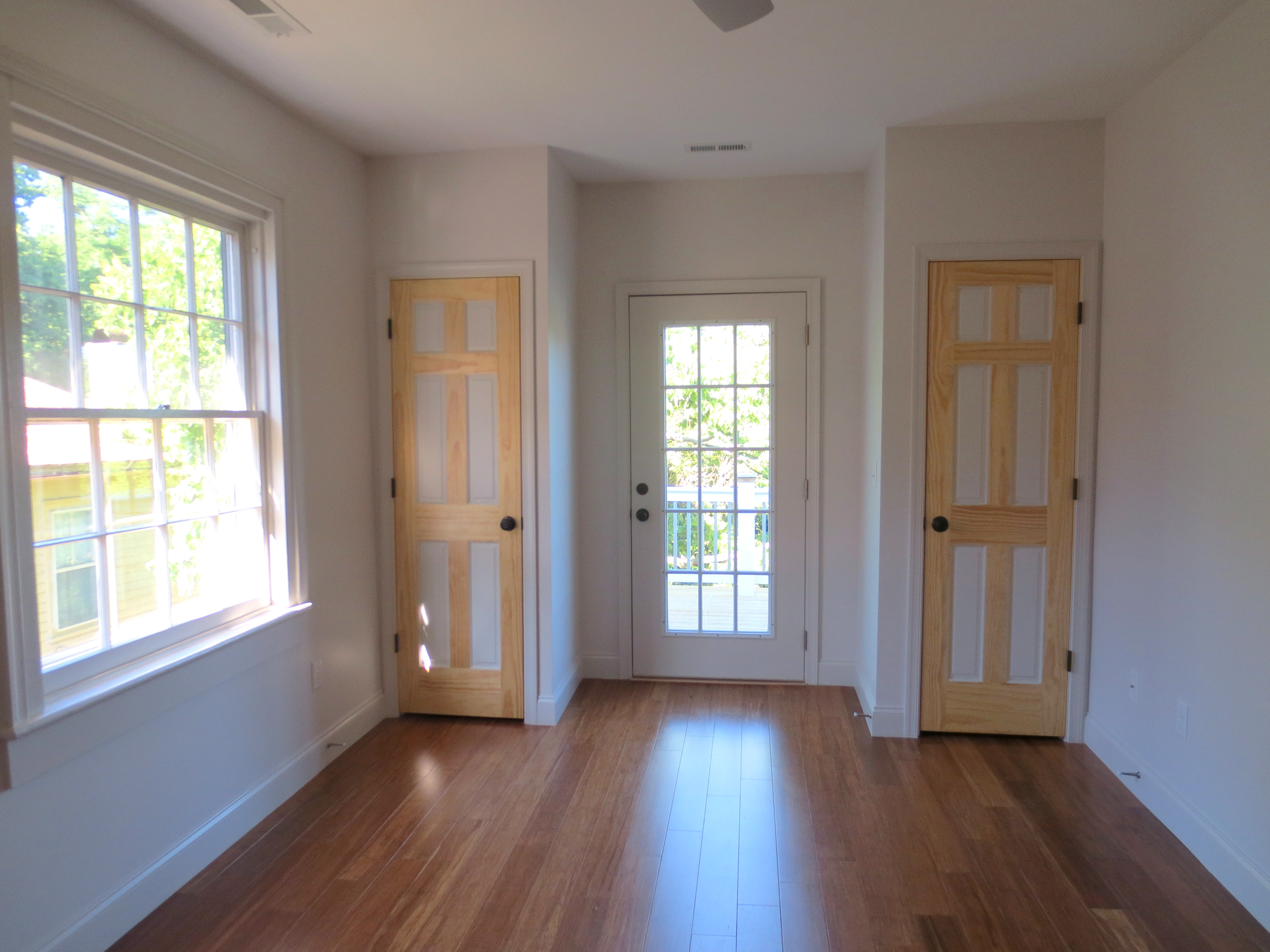 The Landmark restored back bedroom with private balcony