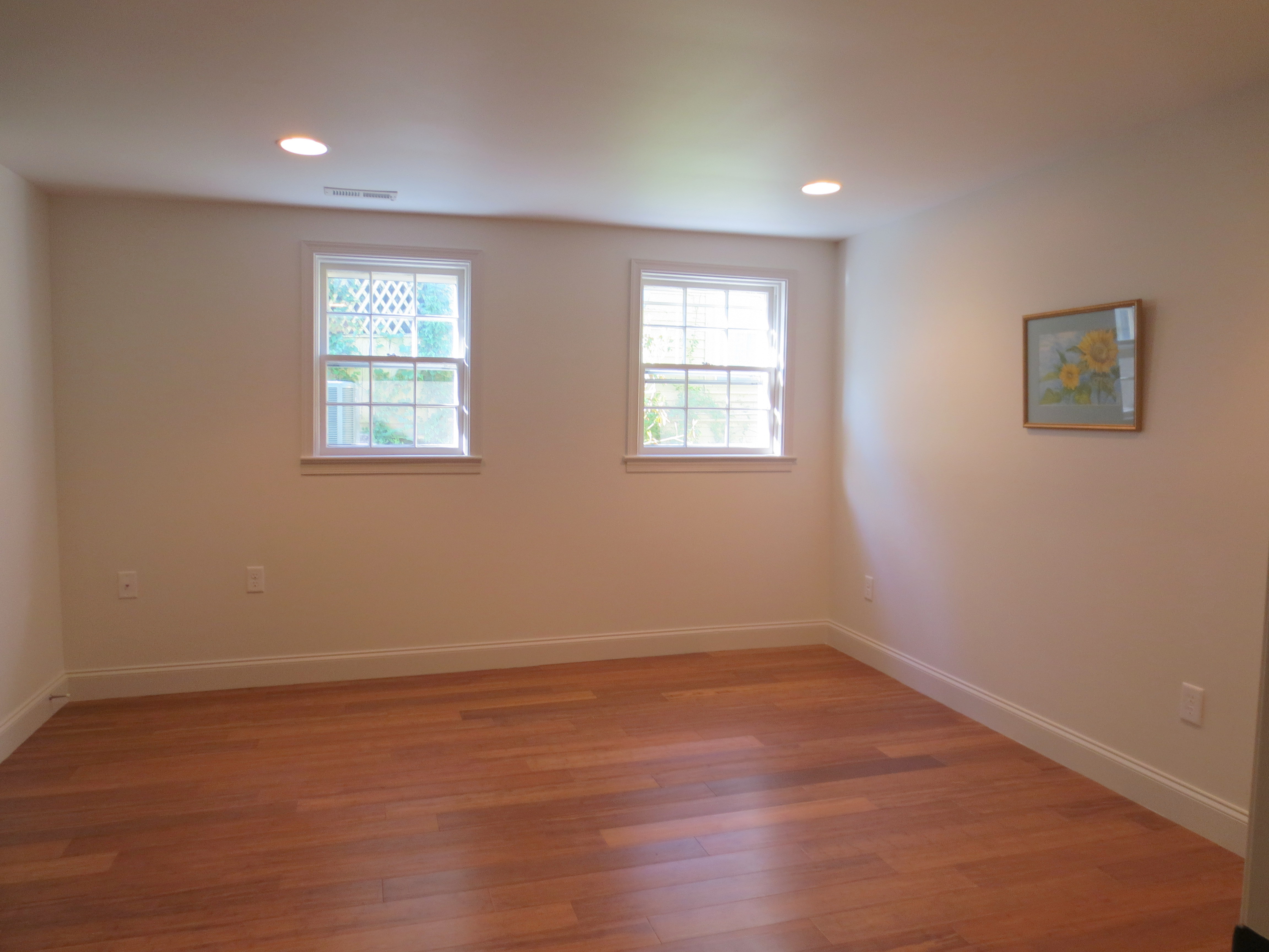 The Landmark restored apartment bedroom