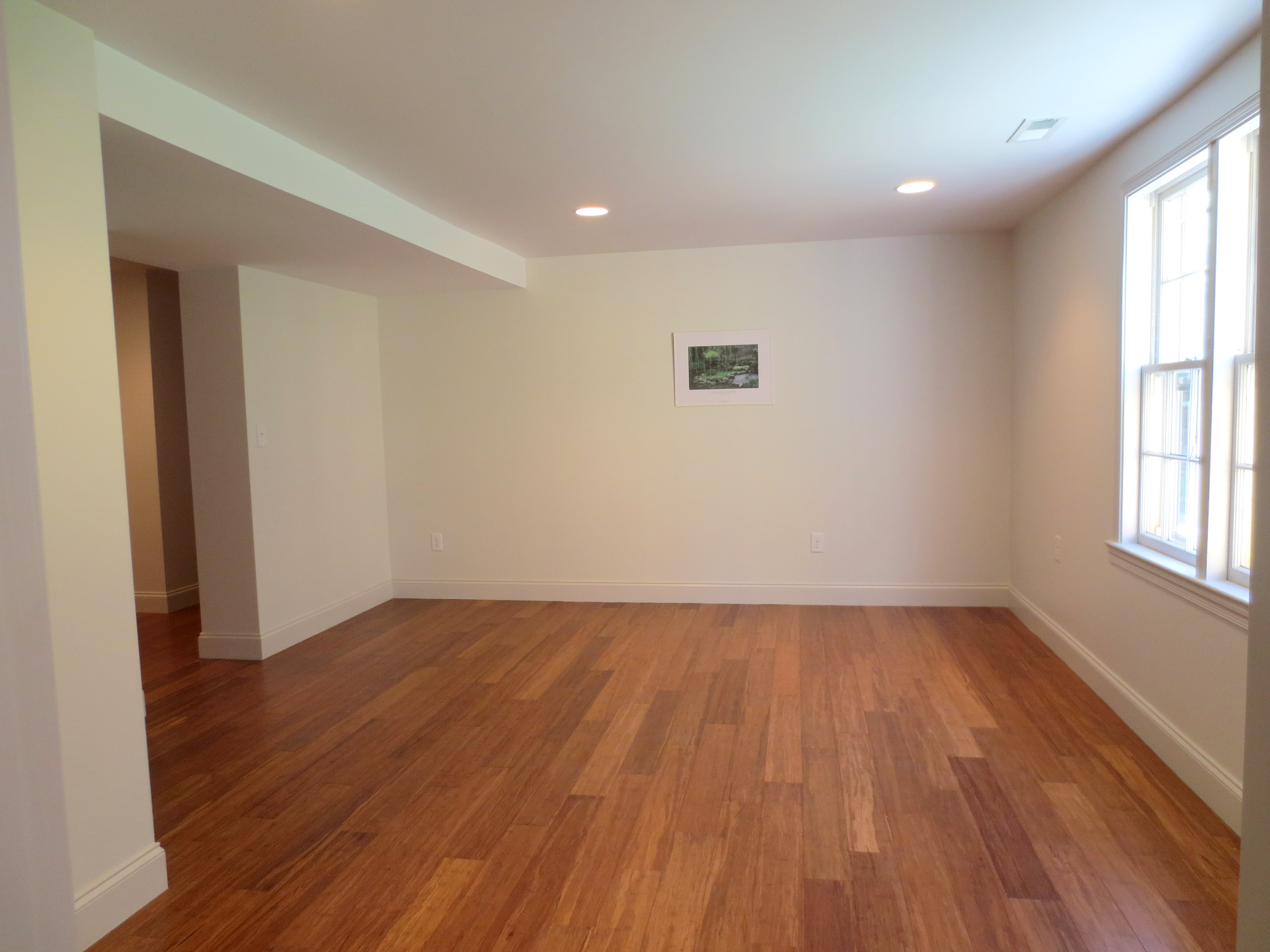 The Landmark restored apartment living / dining area