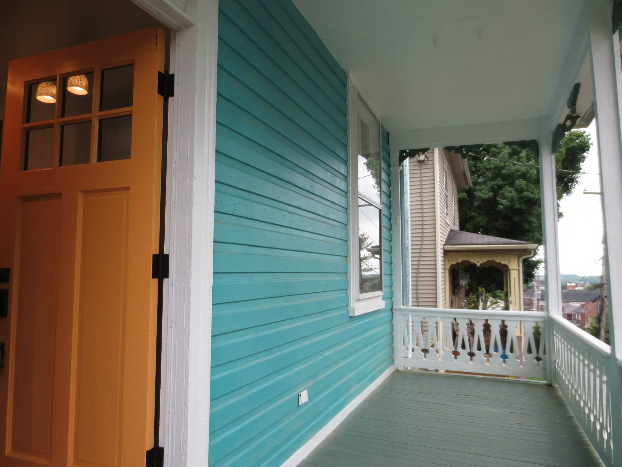 619 frederick st after renovation - front porch