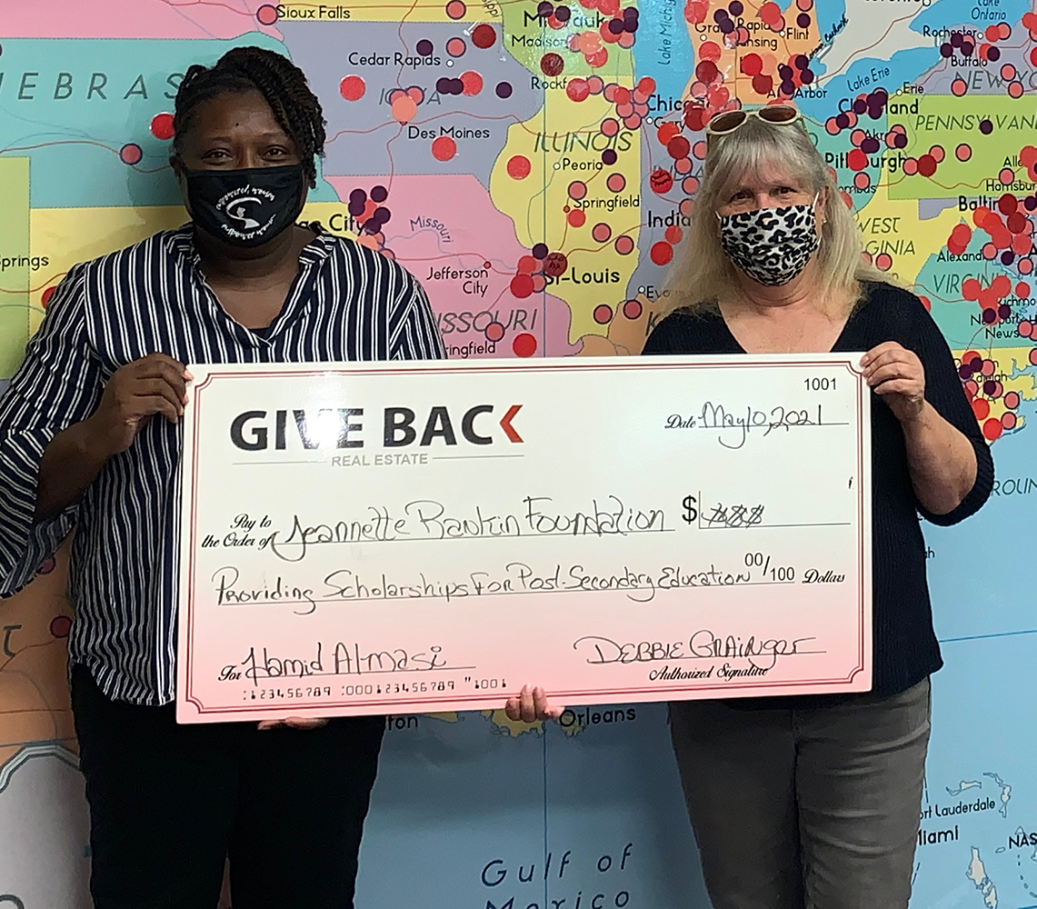 Debbie Grainger GIVES BACK to the Jeannette Rankin Foundation