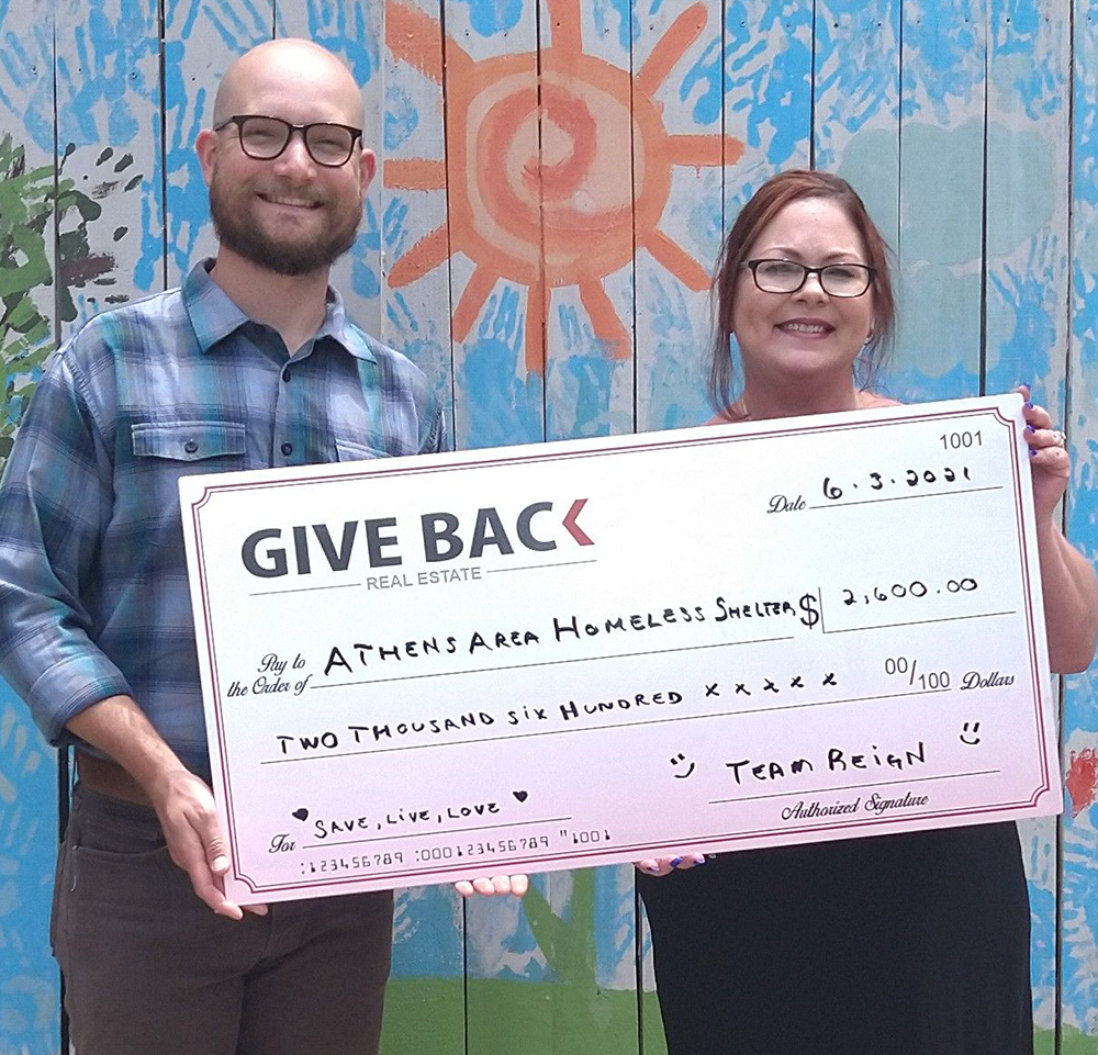 TEAM REIGN GIVES BACK to the Athens Area Homeless Shelter
