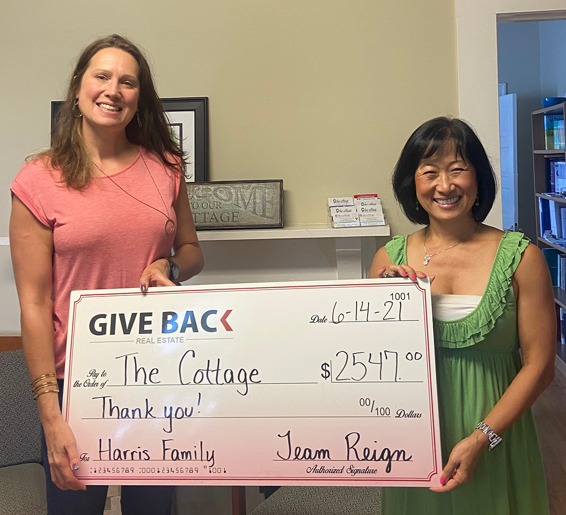 Cheri Cherry GIVES BACK to The Cottage