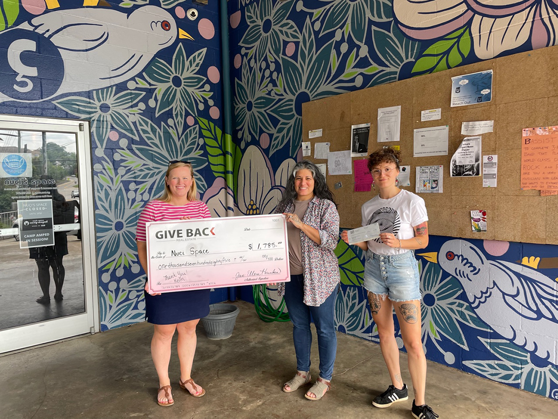 Jane Ellen Hanks GIVES BACK to Nuçi’s Space