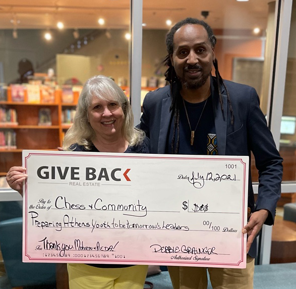 Debbie Grainger GIVES BACK to Chess & Community