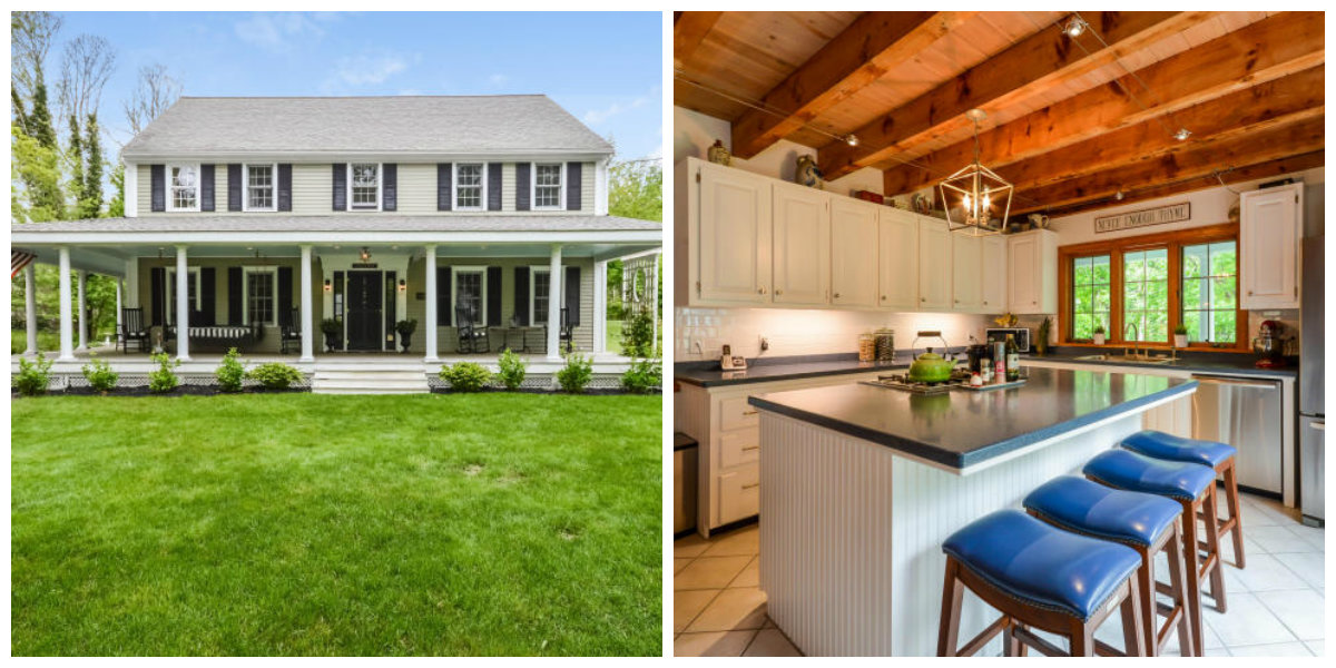 Two Images of 1007 West Yarmouth Rd in Yarmouth Port Cape Cod
