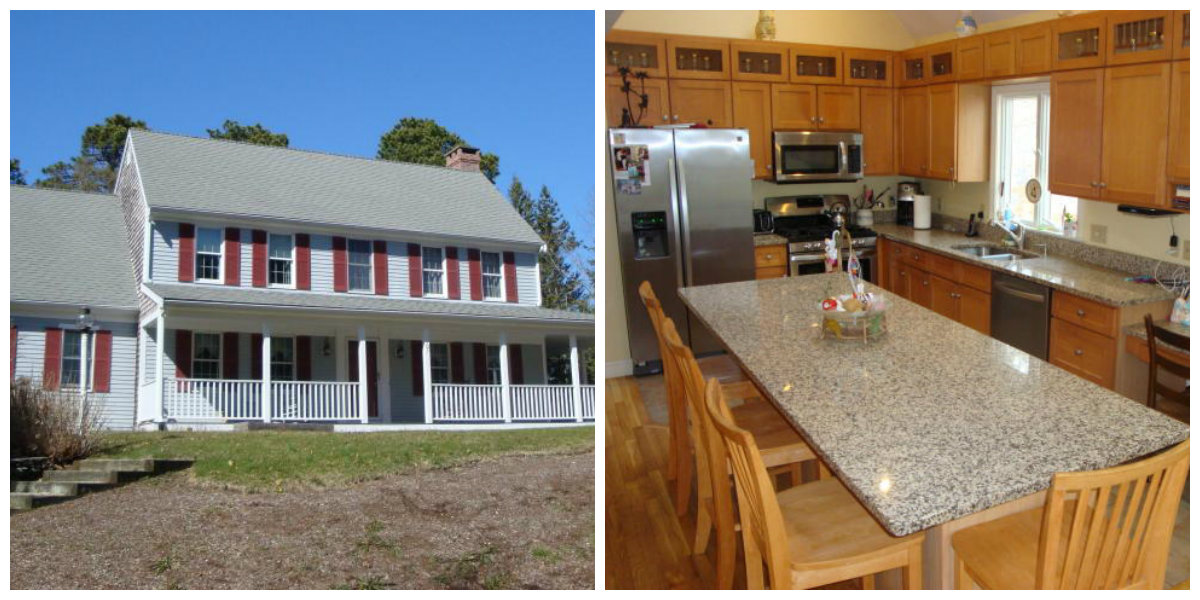 Two Images of 107 Merchant Ave in Yarmouth Port Cape Cod