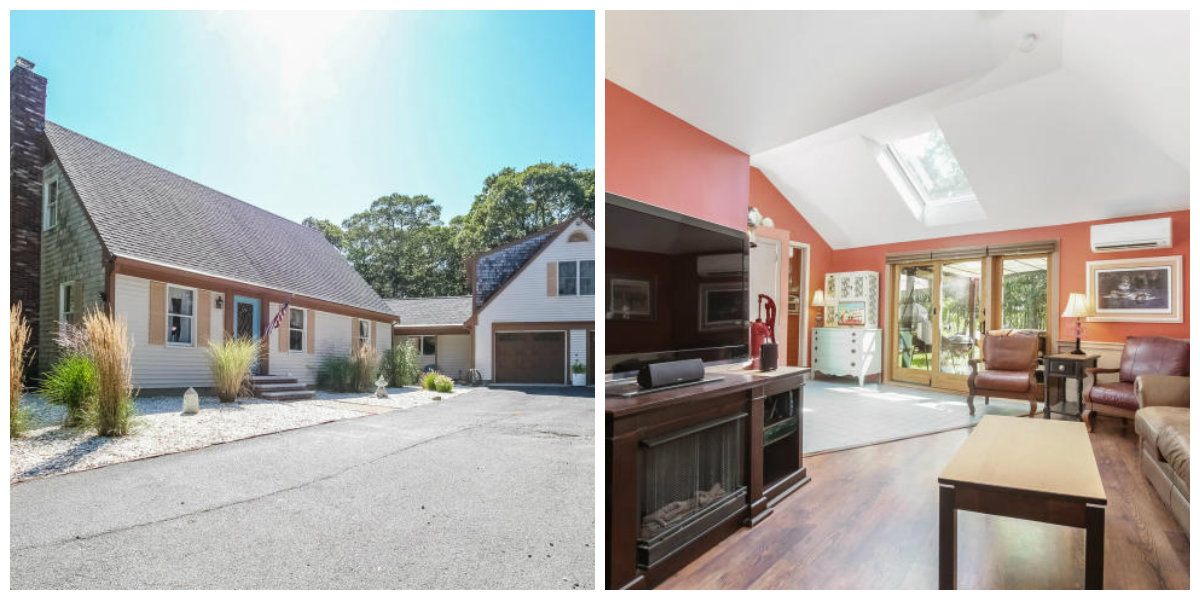 Two Images of 121 Setucket Road in Yarmouth Port Cape Cod