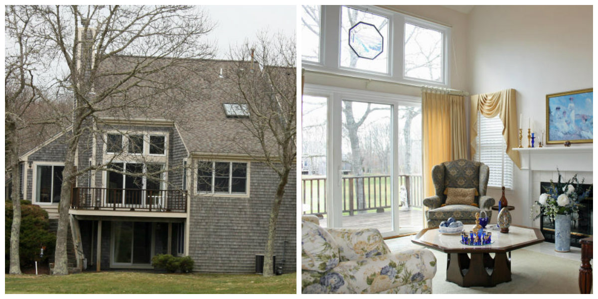Two Images of 29 Blueberry Path in Yarmouth Port Cape Cod