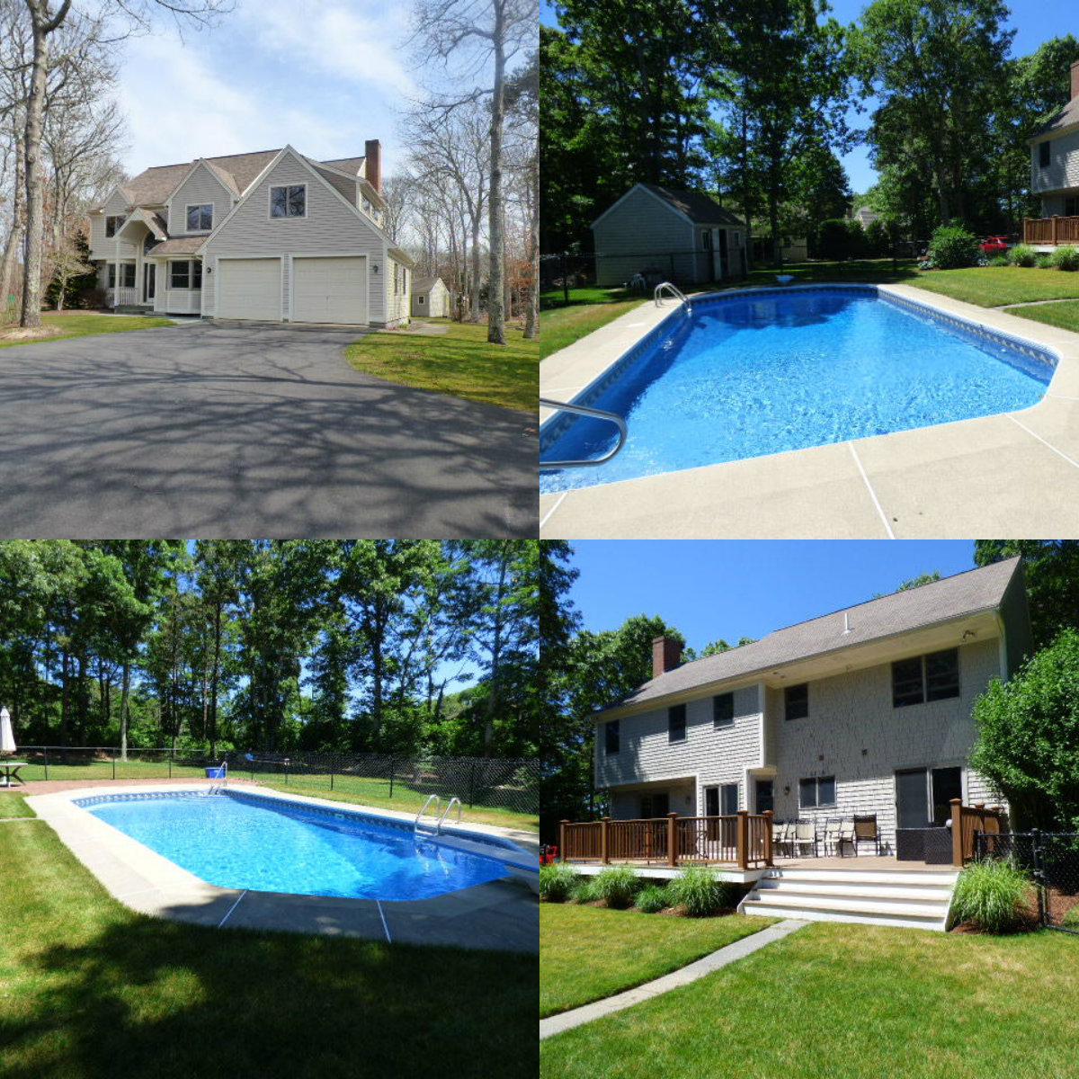 Images of pool at 11 Barque Circle in East Dennis Cape Cod MA