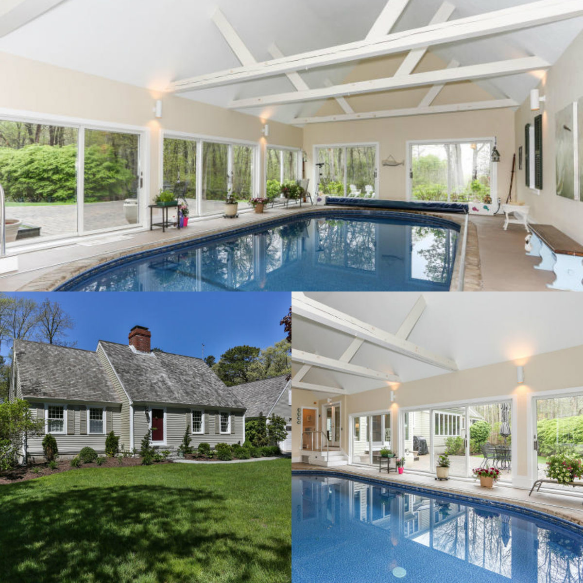 Images of pool at 240 Cape Cod MA