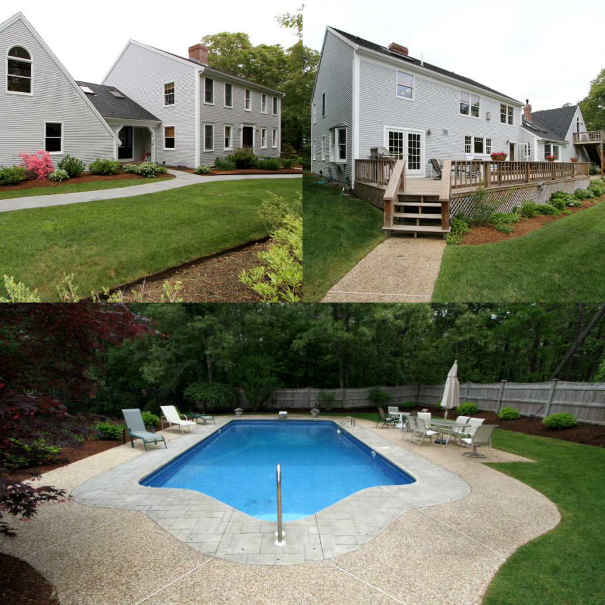 Images of pool at 56 Katherines Lane in Brewster Cape Cod MA