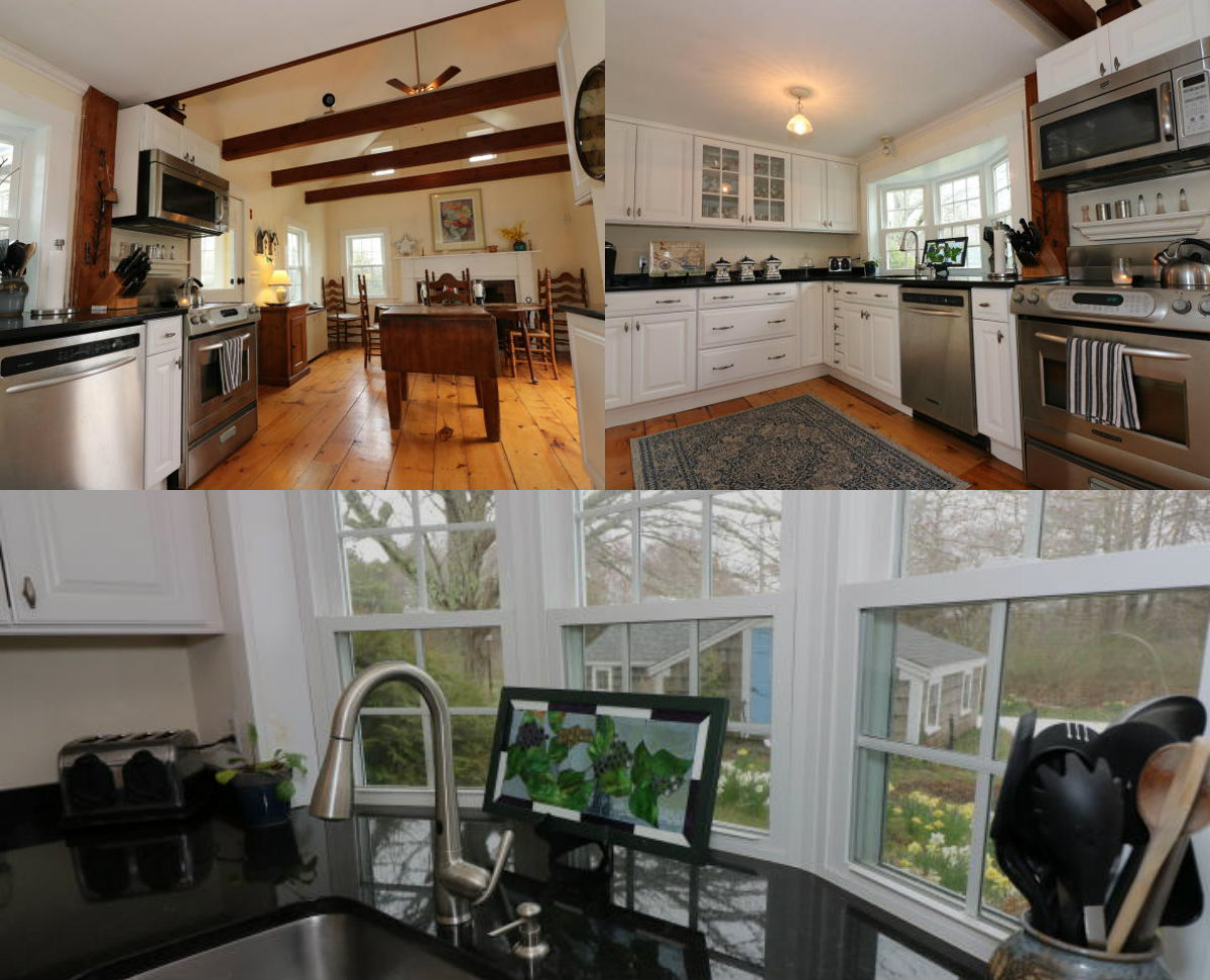 Images of kitchen at 77 Main St in Brewster Cape Cod MA