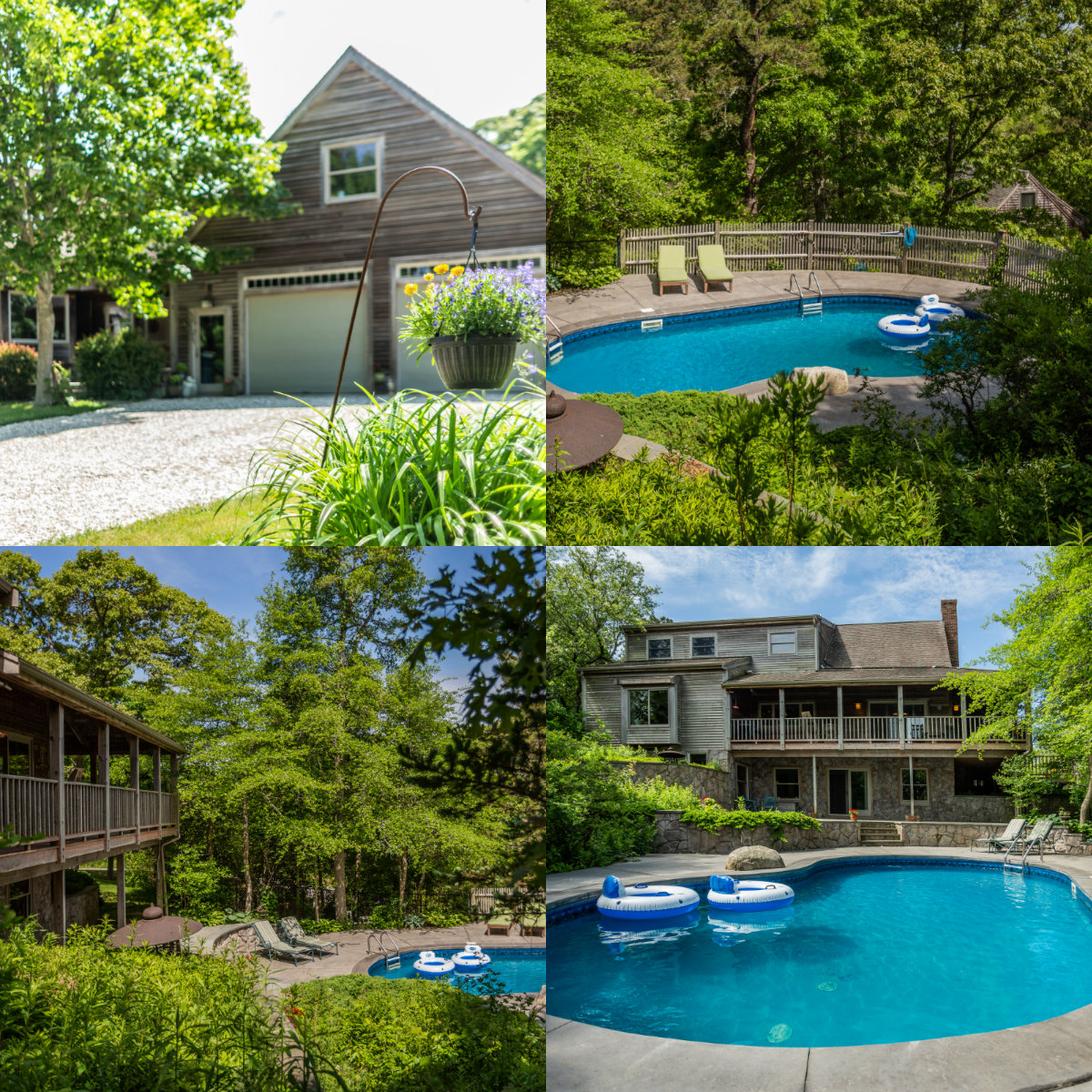 Images of pool at 972 Stony Brook in Brewster Cape Cod MA