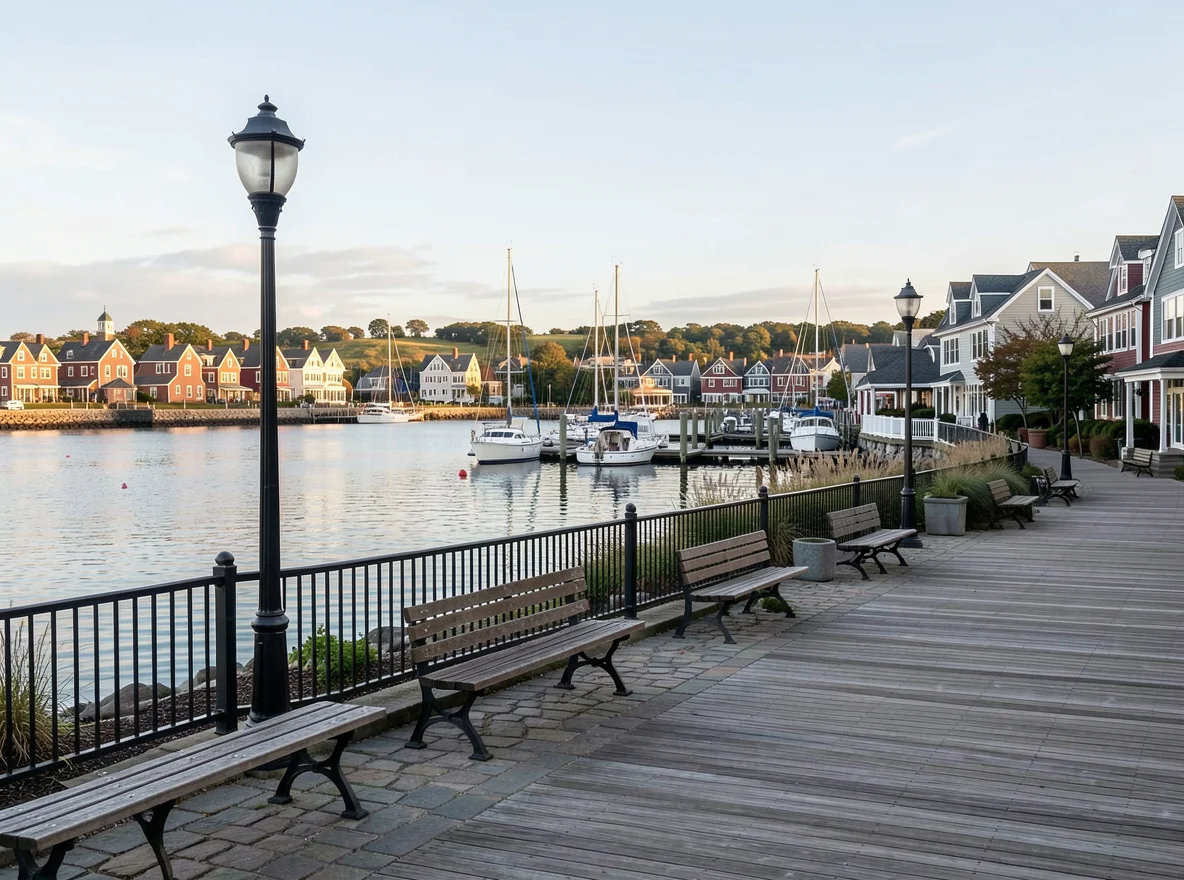 Plymouth waterfront view