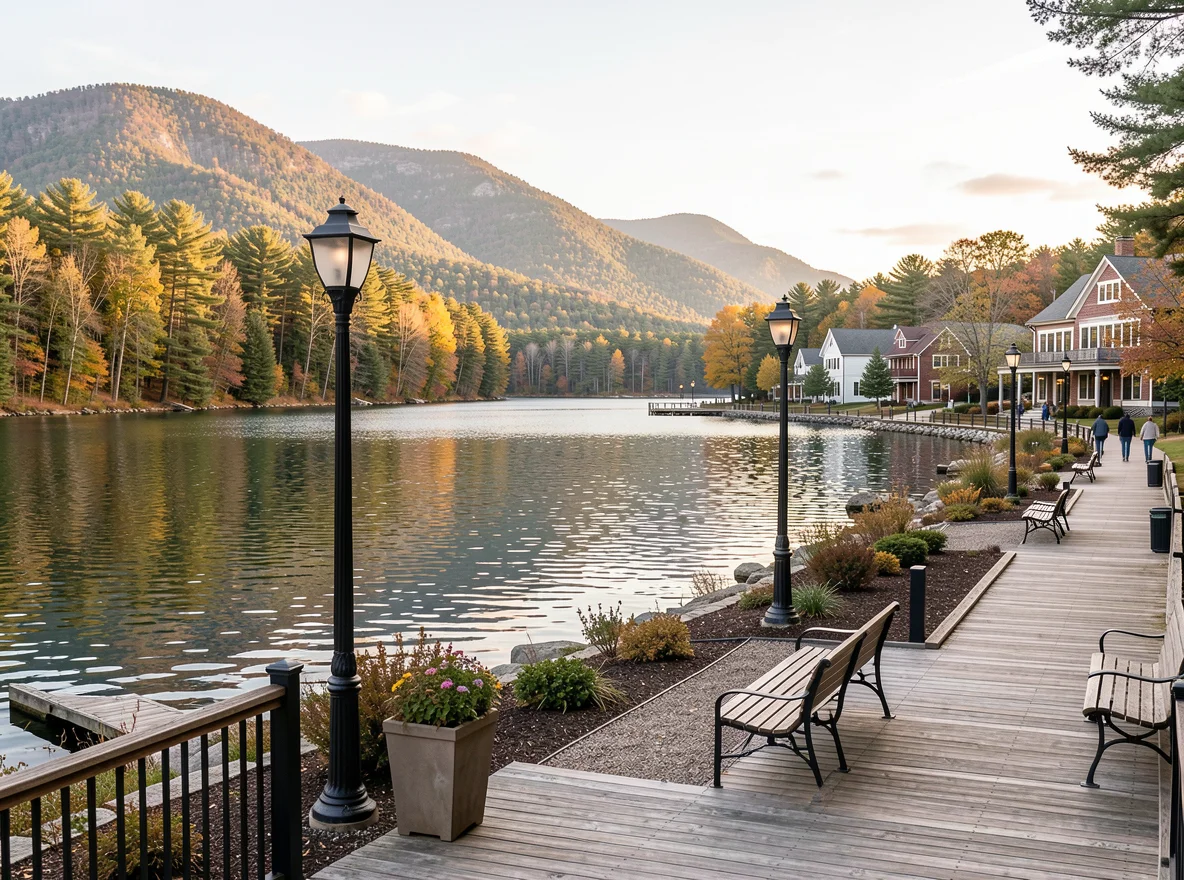 Scenic waterfront near Wilmington, Vermont