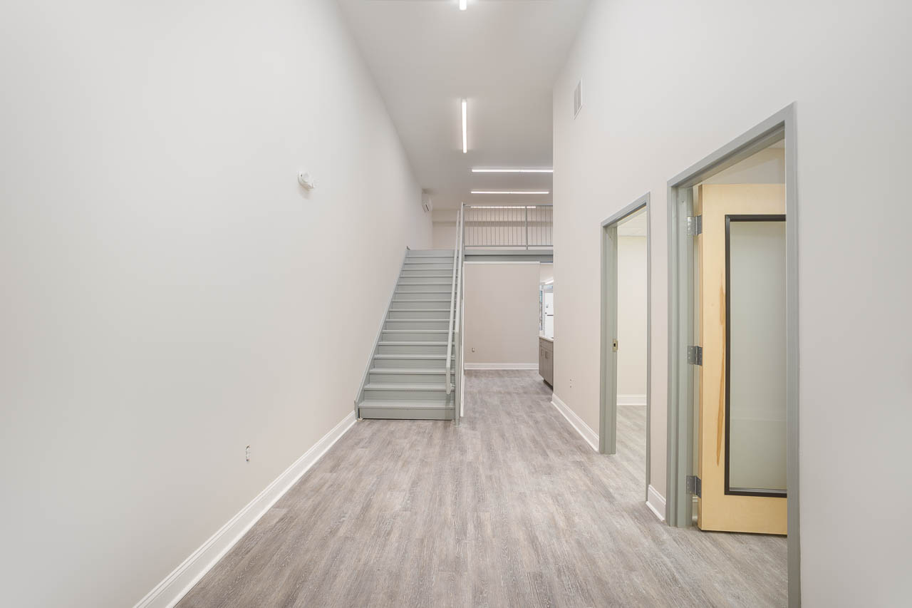 Back hallway to steps