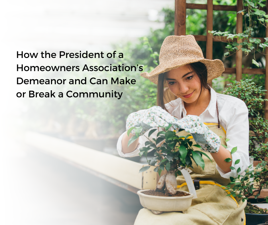 How the President of a Homeowners Association’s Demeanor Can Make or Break a Community