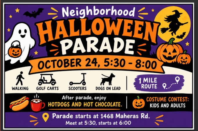 2026 Lakeview Park Halloween Parade