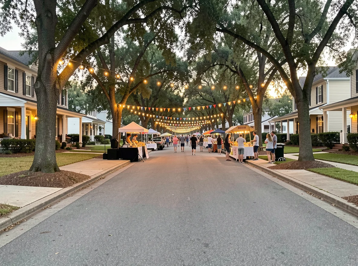 A welcoming neighborhood near Aiken