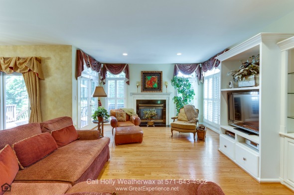 Vienna VA Homes - Fall in love with the bright and airy space of the great room of this luxury home for sale in Vienna VA. 