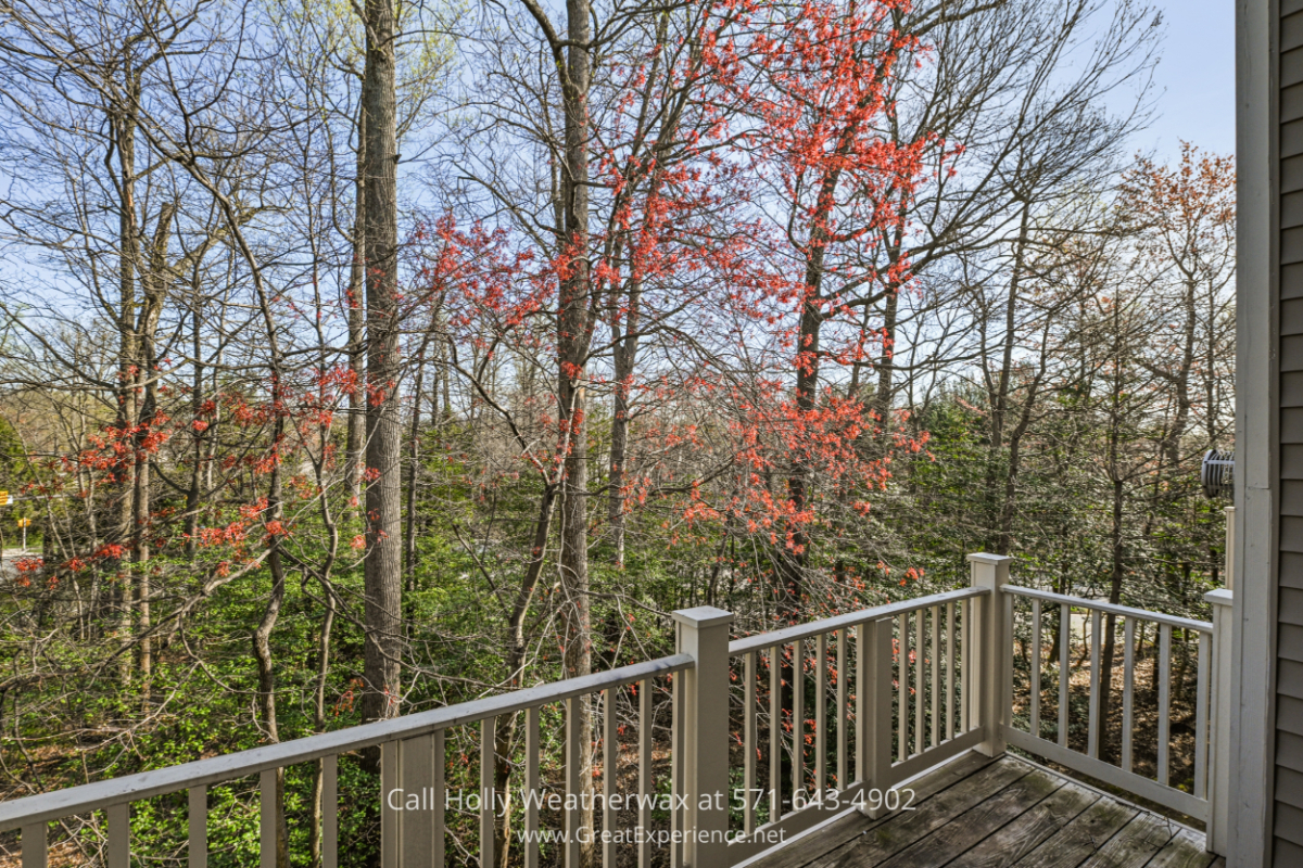 Relax in peace on your own balcony with this Reston VA home for sale.