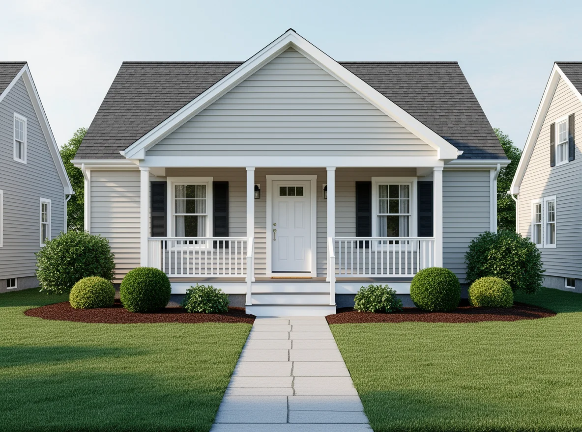 Fresh curb appeal at a New England home