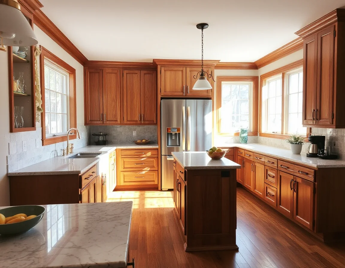 Updated kitchen in a Davidson home