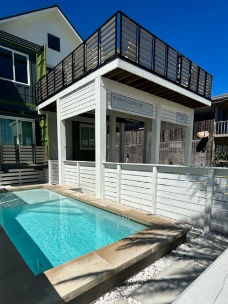 Container Home. Shipping Container. Modern By The Sea Port Aransas