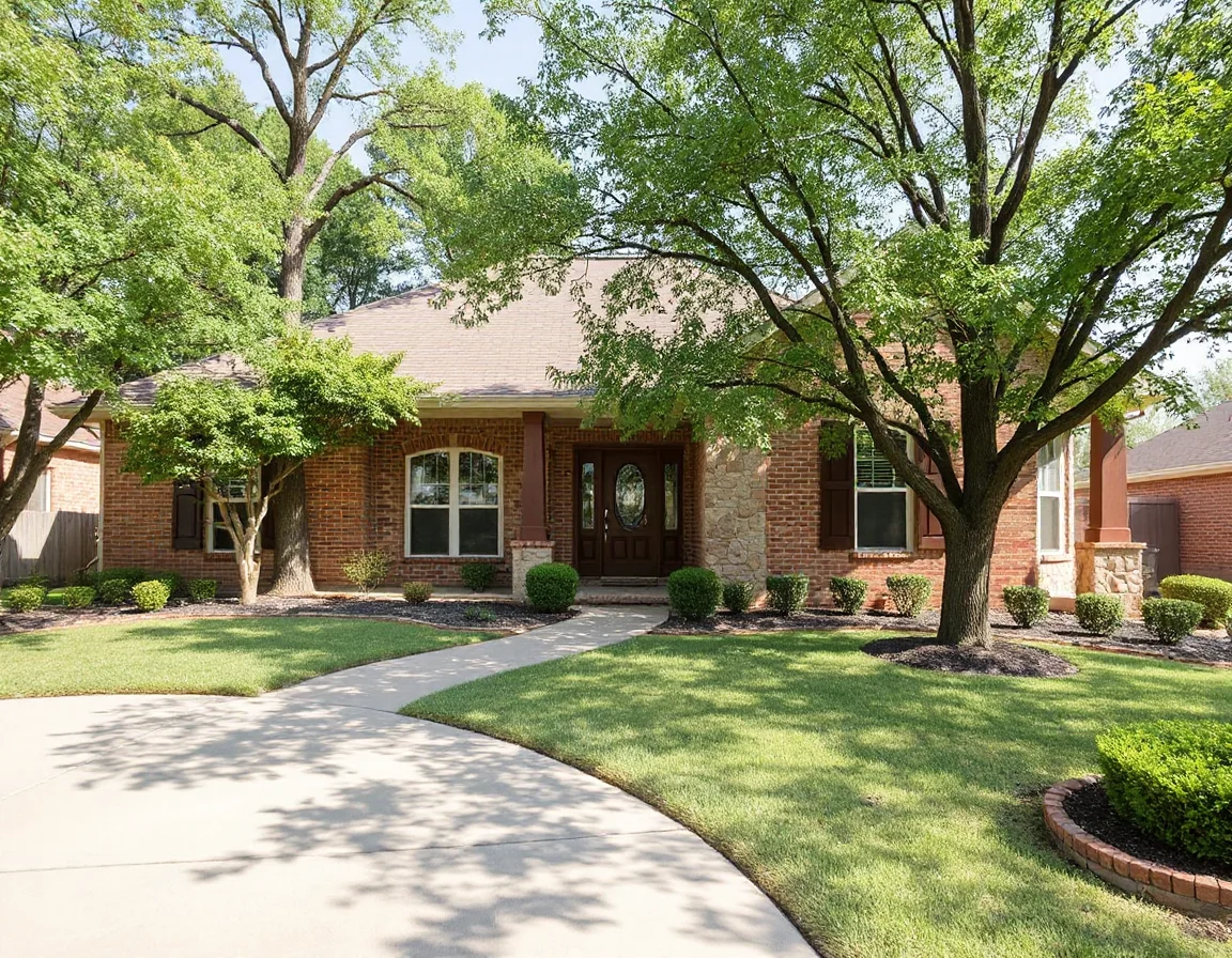 Fort Smith home exterior with a covered porch