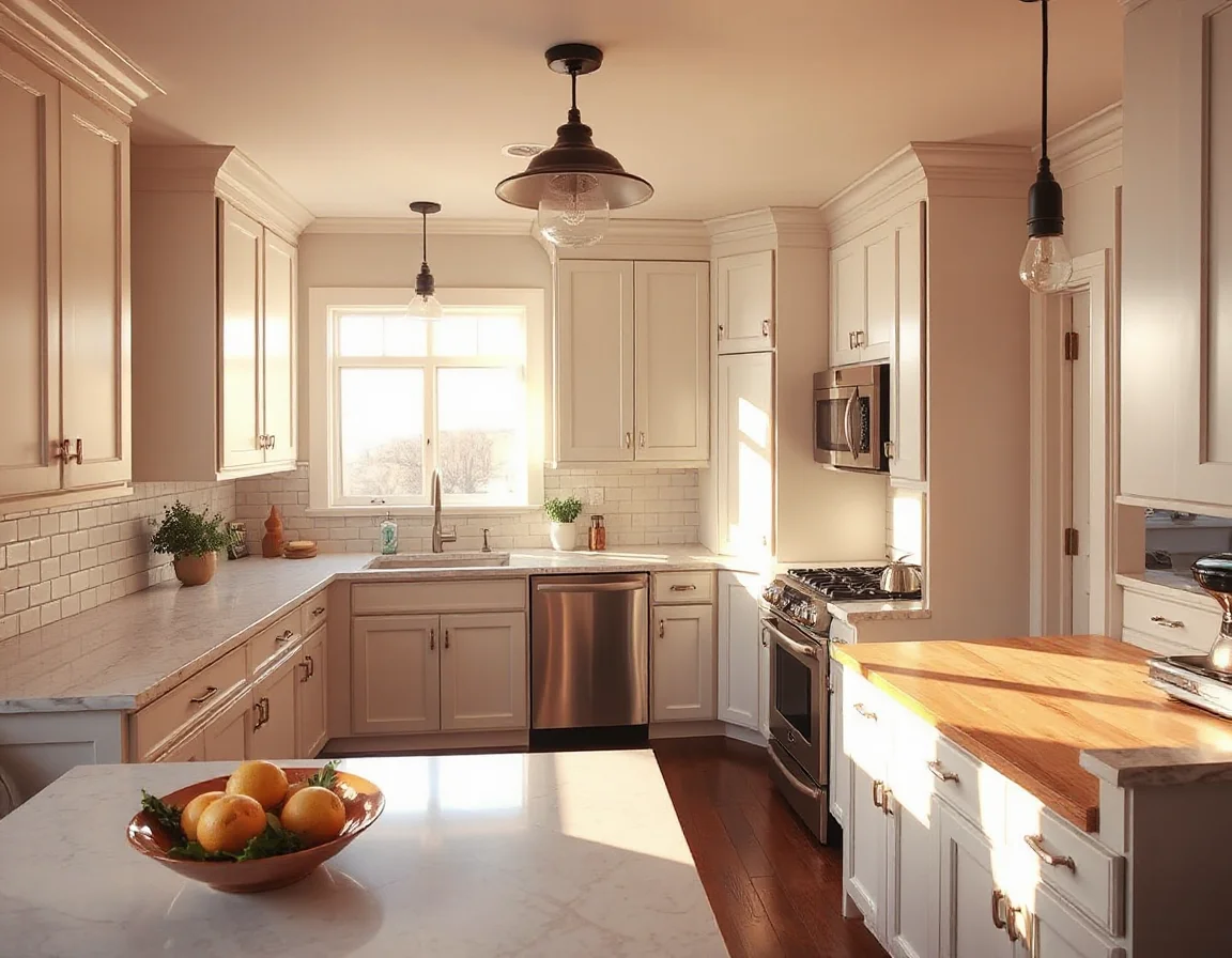 Bright kitchen in a Van Buren home