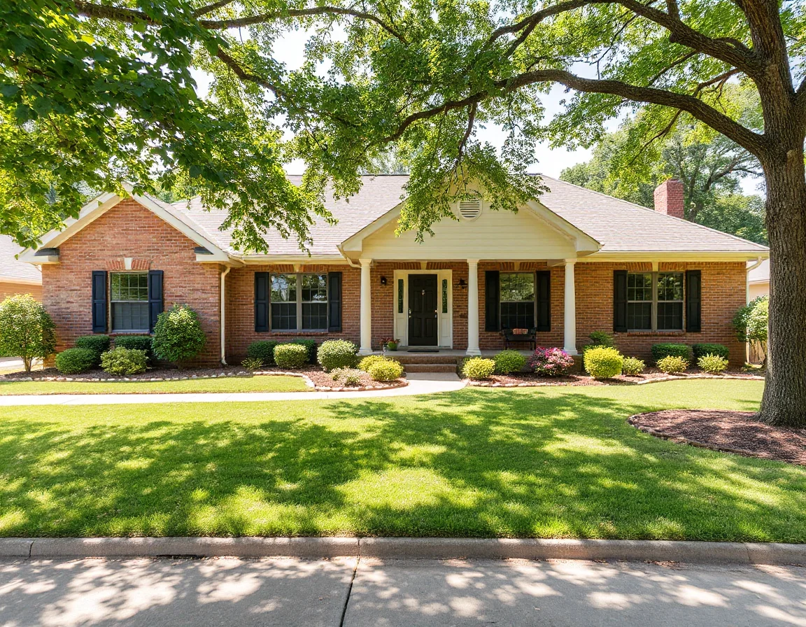 Traditional home exterior in Van Buren