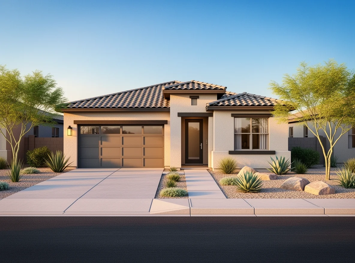Single-family home in a planned community near San Tan Valley