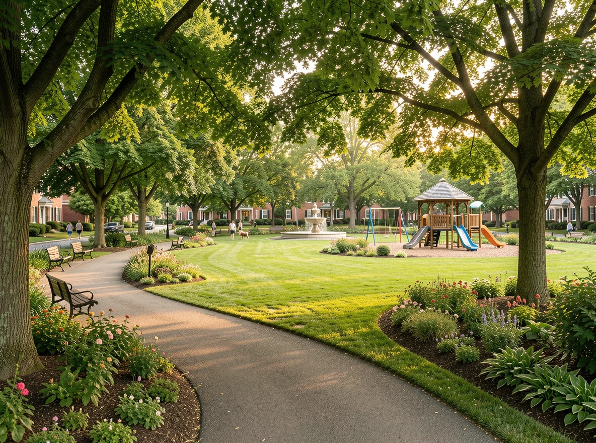 Neighborhood park in Medfield