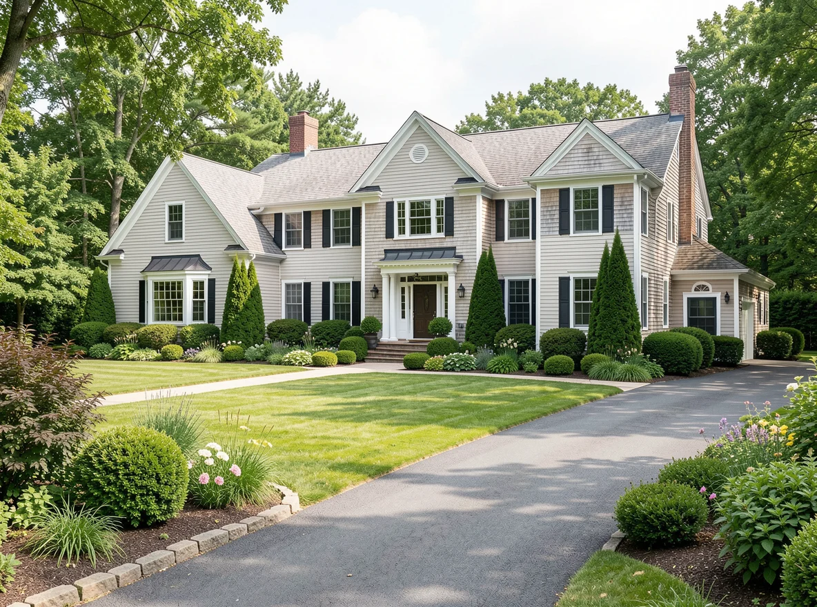 New England home exterior in Dover