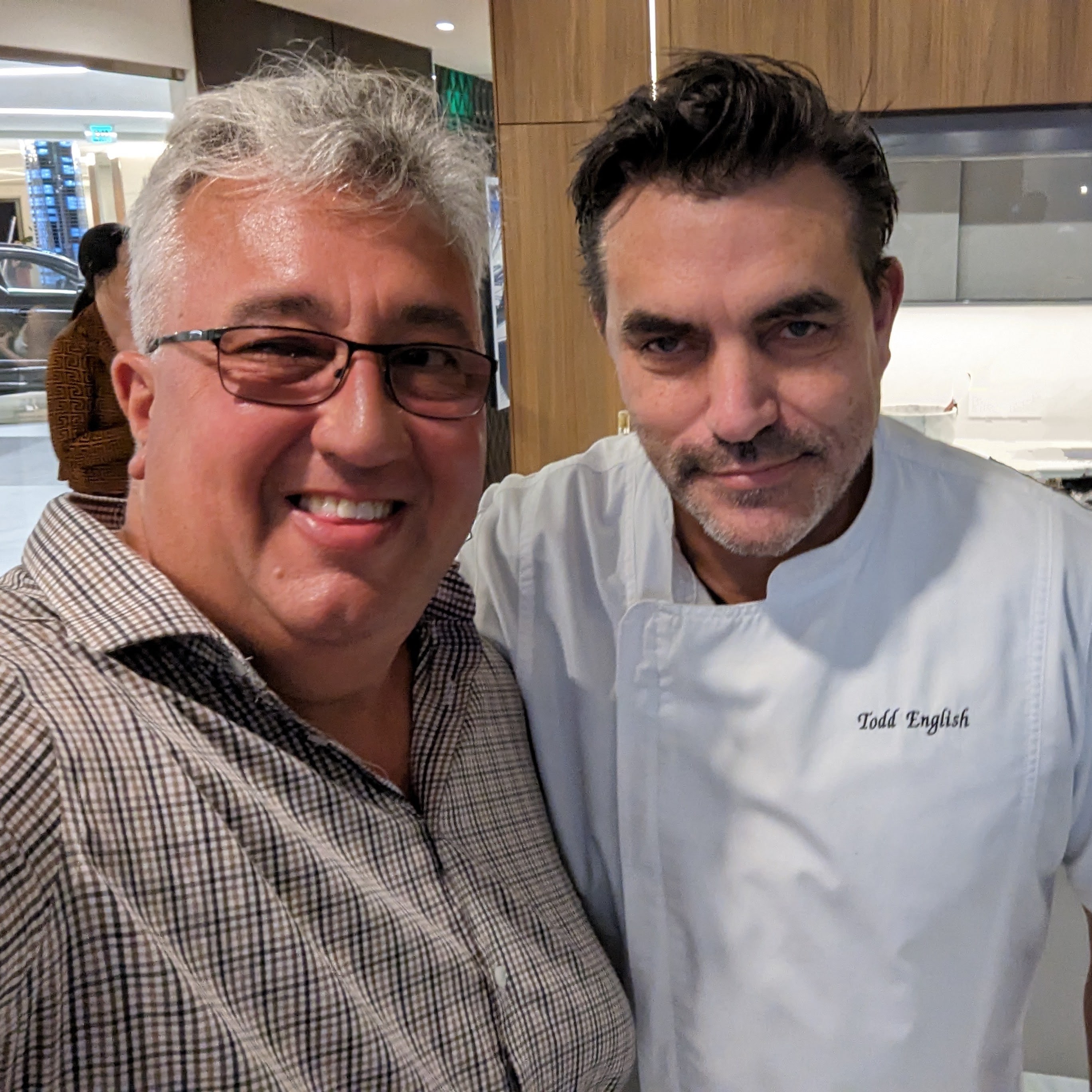 With Todd English.