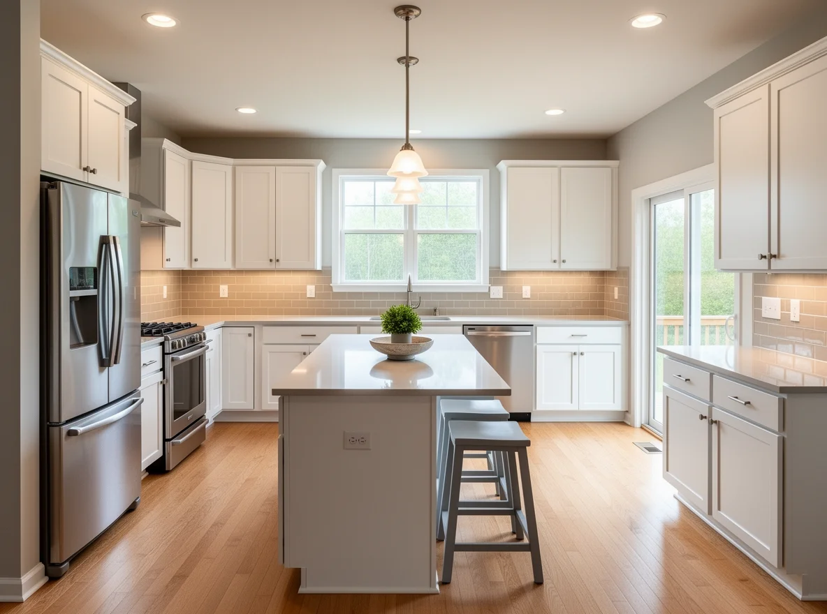 Updated kitchen interior in a Robinson Township home