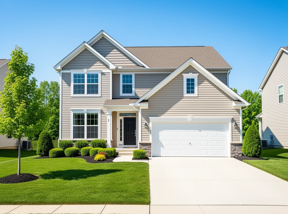 Well-maintained home exterior and landscaping in Robinson Township